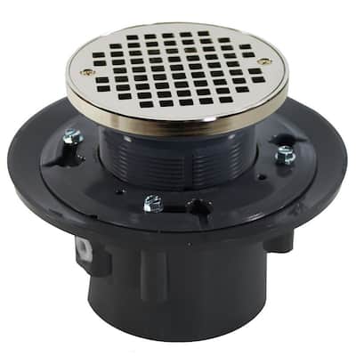 Jones Stephens D49131 3X4 PVC DRN W/ 5 NB STR & RNG