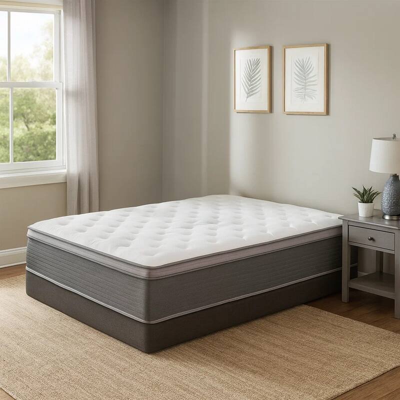 Cari 12 Inch Hybrid Twin Size Mattress, Cool Gel Memory Foam, Pocket Coil