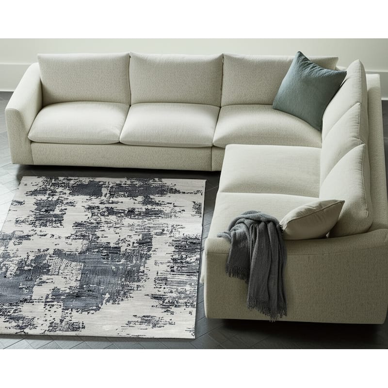 HomeRoots Abstract Bohemian Rectangle Area Rug - 120.00 in. x 96.00 in.  x 0.59 in.