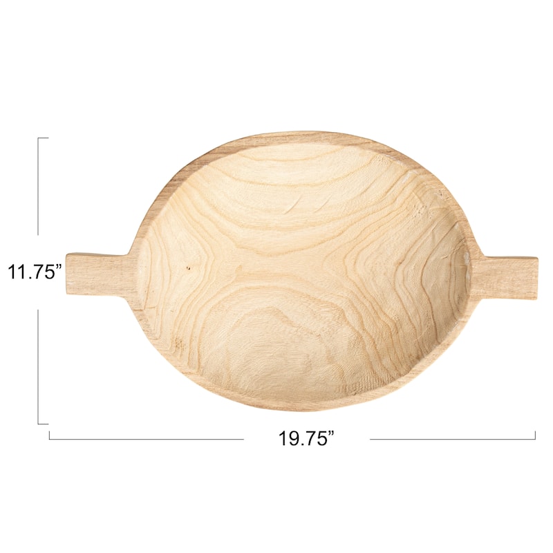 Paulownia Wood Decorative Tray