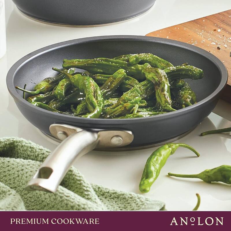 8-Inch Accolade Forged Hard Anodized Nonstick Frying Pan/Skillet, Moonstone Gray