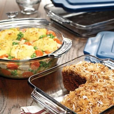 Anchor Hocking 82642Obl11 10 Pieces Clear Bakeware Oven Basics Set