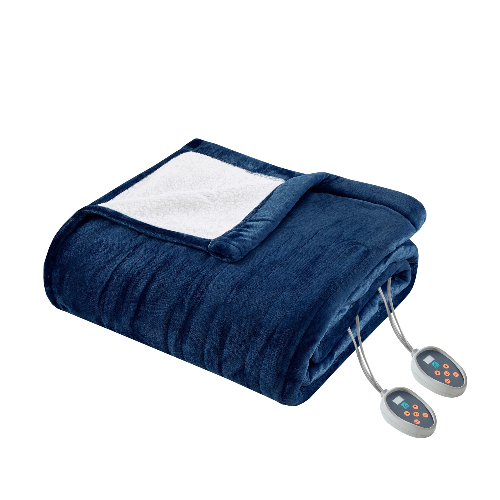 True North by Sleep Philosophy Ultra Soft Plush Reverses to Berber Heated Blanket
