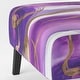 preview thumbnail 33 of 101, Designart "Mettalic Indigo And Gold II" Upholstered Abstract Accent Chair - Glam Arm Chair For Living Room