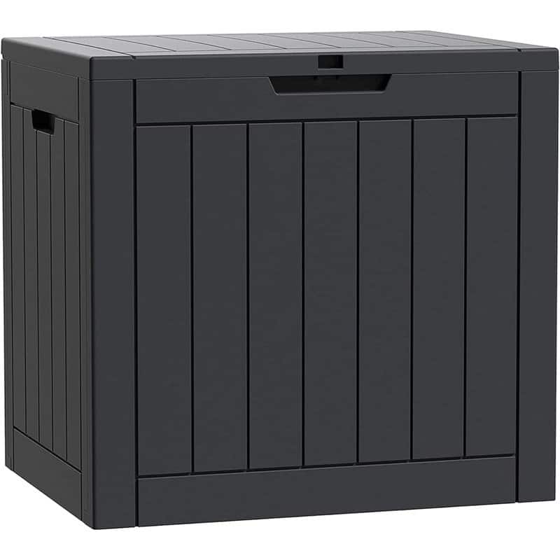 Outdoor Resin Deck Box Storage Shed for Garden,Patios,Backyards,Tools