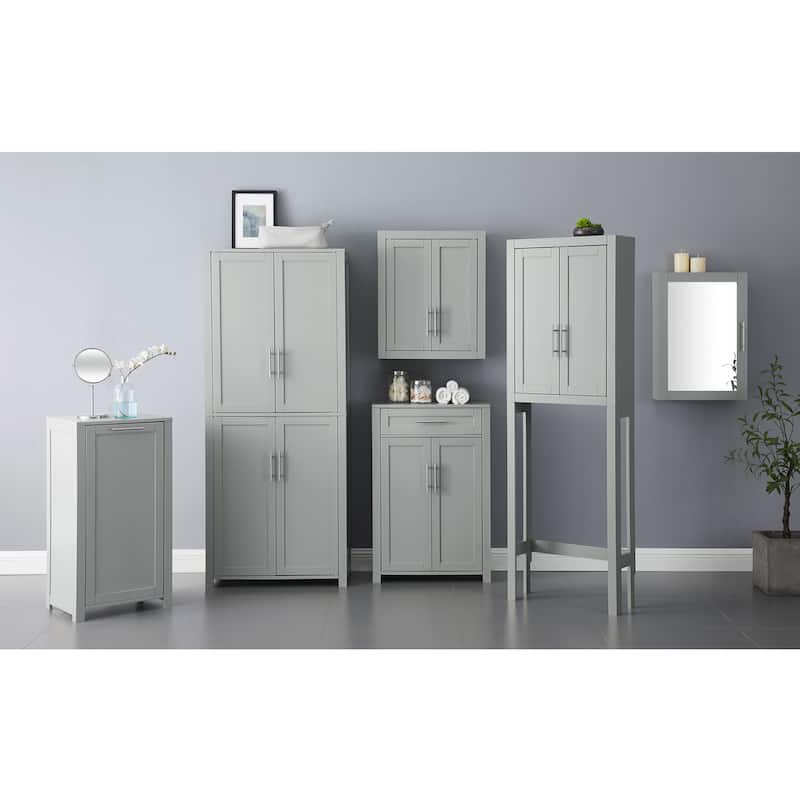 Crosley Savannah Mirrored Wall Cabinet