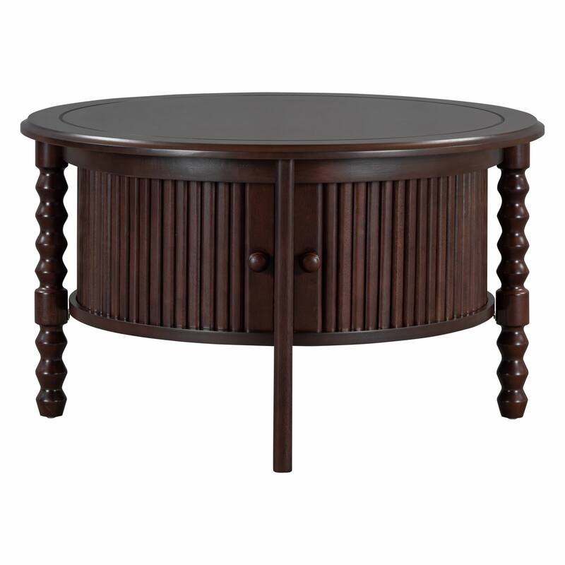 Accent Table with Storage,for Small Spaces