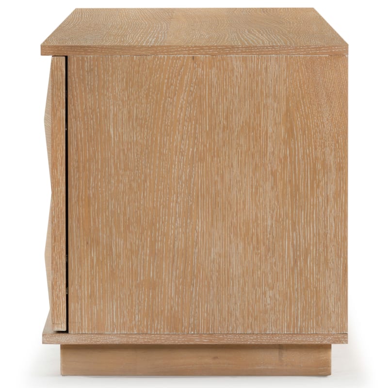 SAFAVIEH Couture Patty 4 Door Wood Media Stand - 63"W x 17"D x 19"H