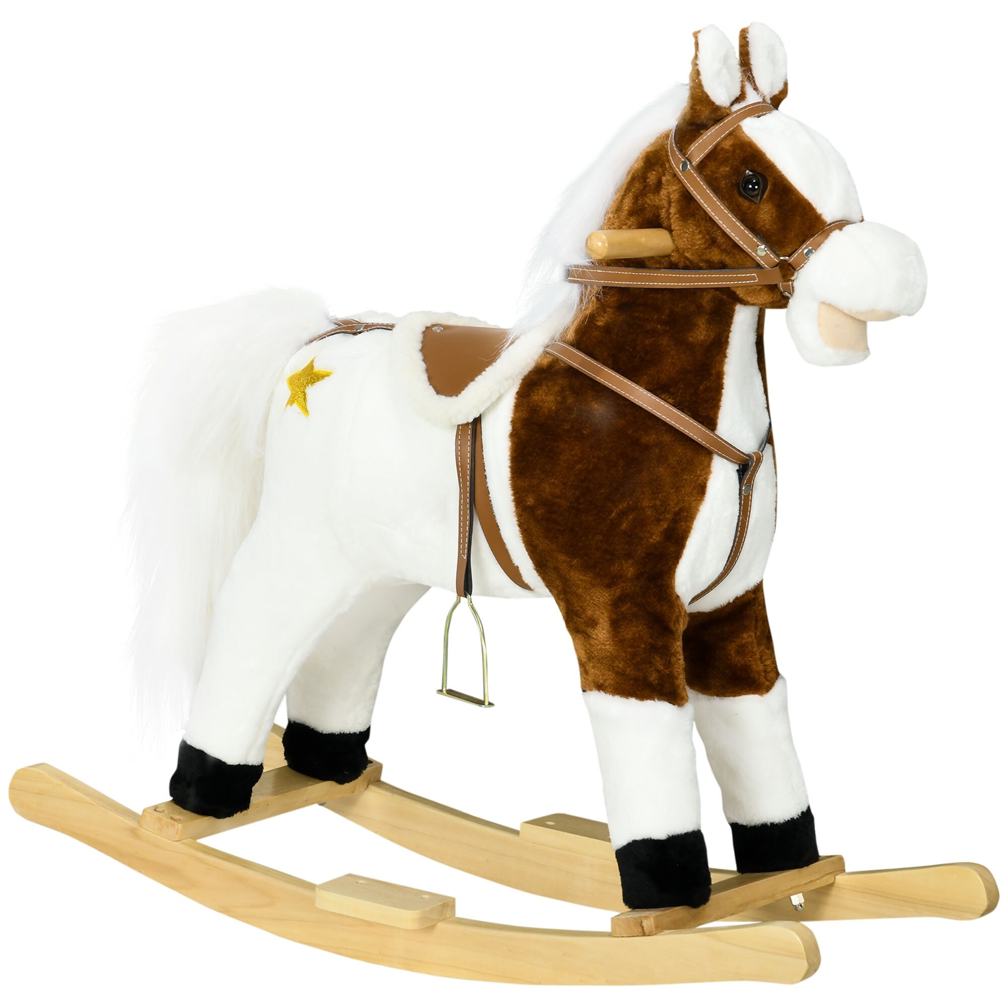 Toddler rocking horse with sound top