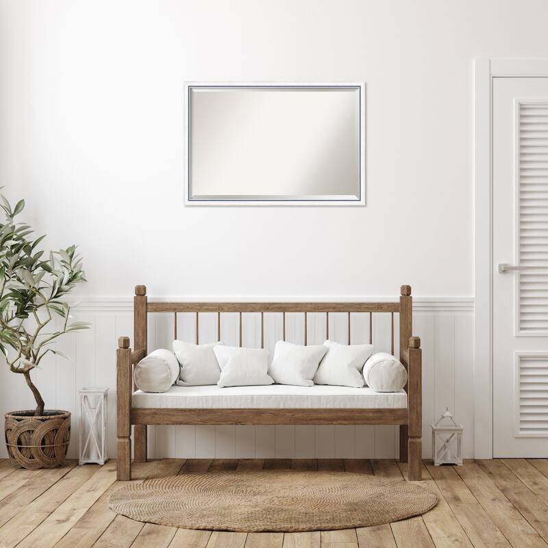 Morgan Beveled Wood Framed Wall Mirror