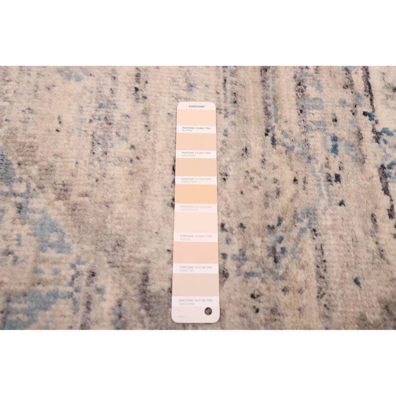 ECARPETGALLERY Hand-knotted Jules Serapi Ivory Wool Rug - 8'2 x 9'10