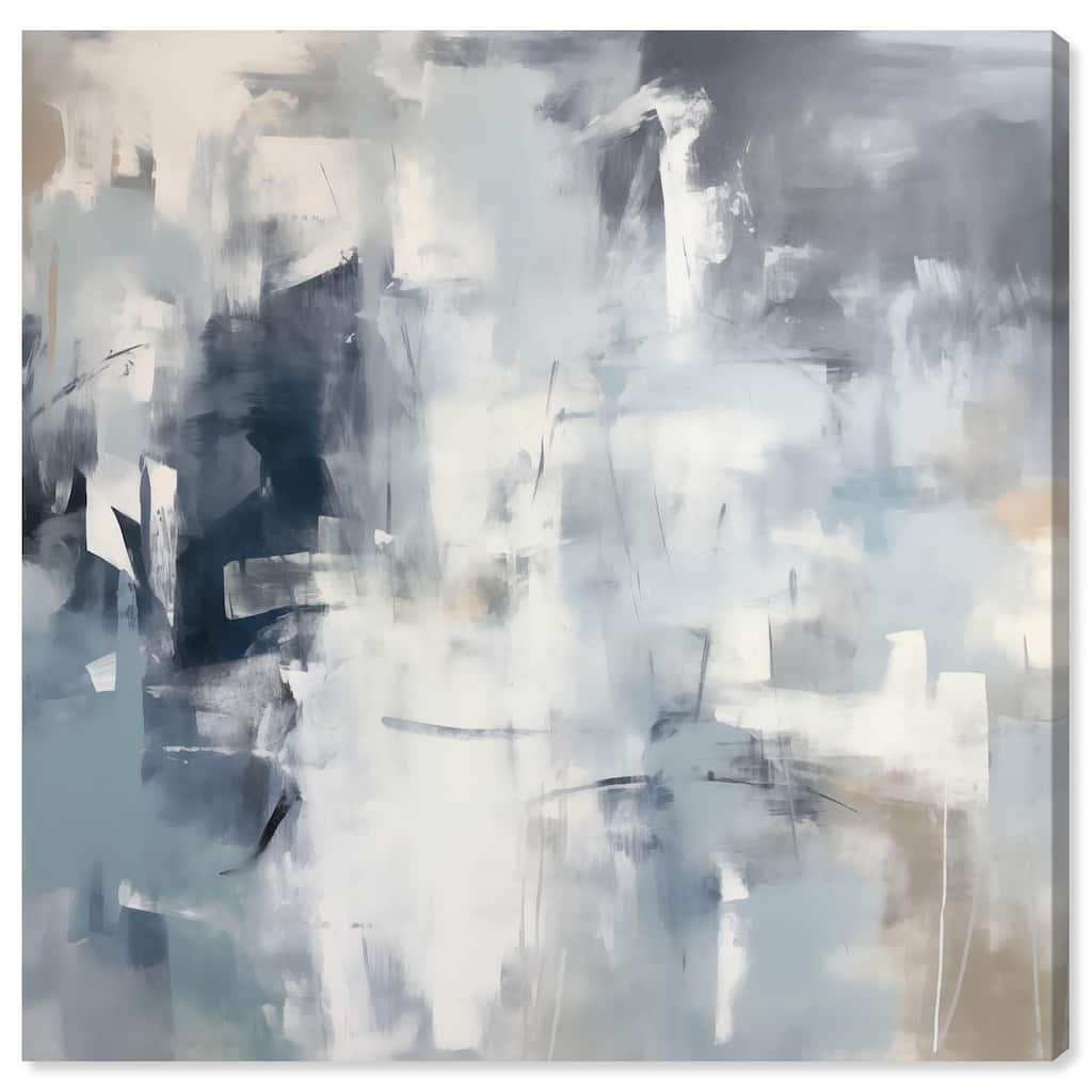 Enigma of Blue Canvas by Art Remedy, Gallery Wrapped