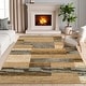 preview thumbnail 30 of 147, Superior Rockwood Patchwork Indoor Area Rug or Runner 3' x 5' - Light Blue/Beige