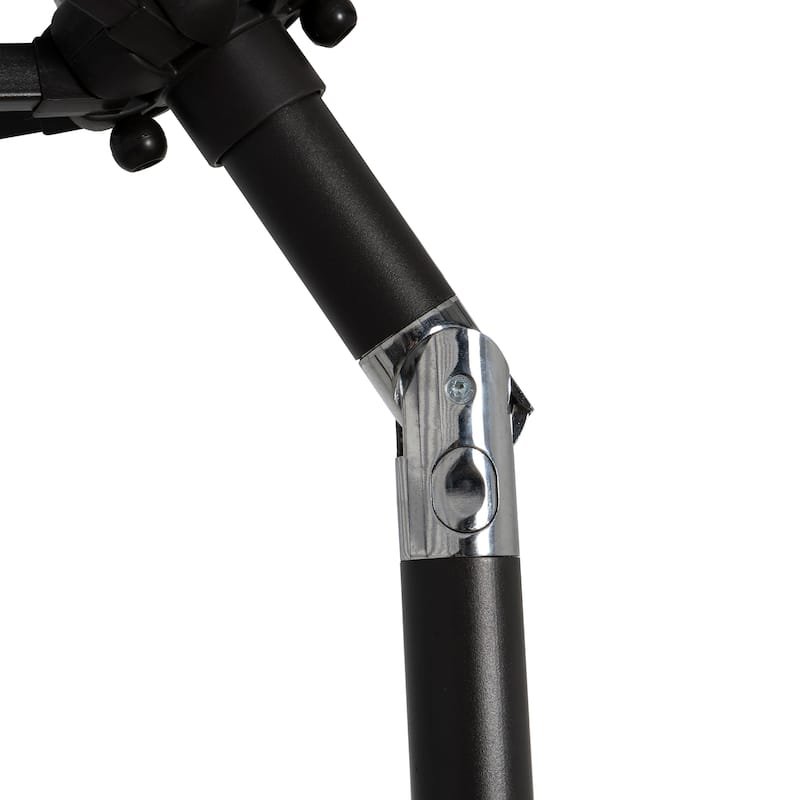 9 Ft. Solar Lighted Patio Umbrella with Base Included