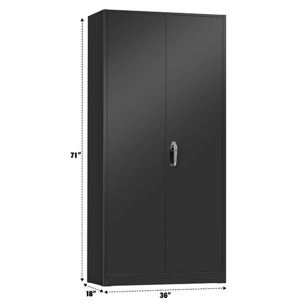 口コミ サイト 商品 Tall Metal Doors Locking with Cabinet Storage Garage Locker その他