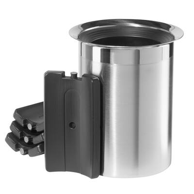 Oggi Stainless Steel Wine Cooler w/ Freezer Inserts (6.5" dia x 7.5" H)