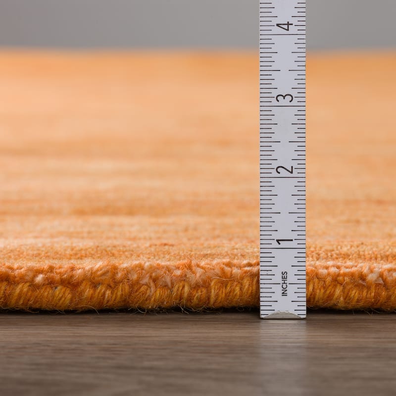 Addison Cooper Multi Shade Solid Wool Area Rug