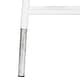 preview thumbnail 8 of 6, SAFAVIEH 30 -inch Kenzie Silver Dipped White / Silver Barstool - 13.5" x 13.5" x 30"