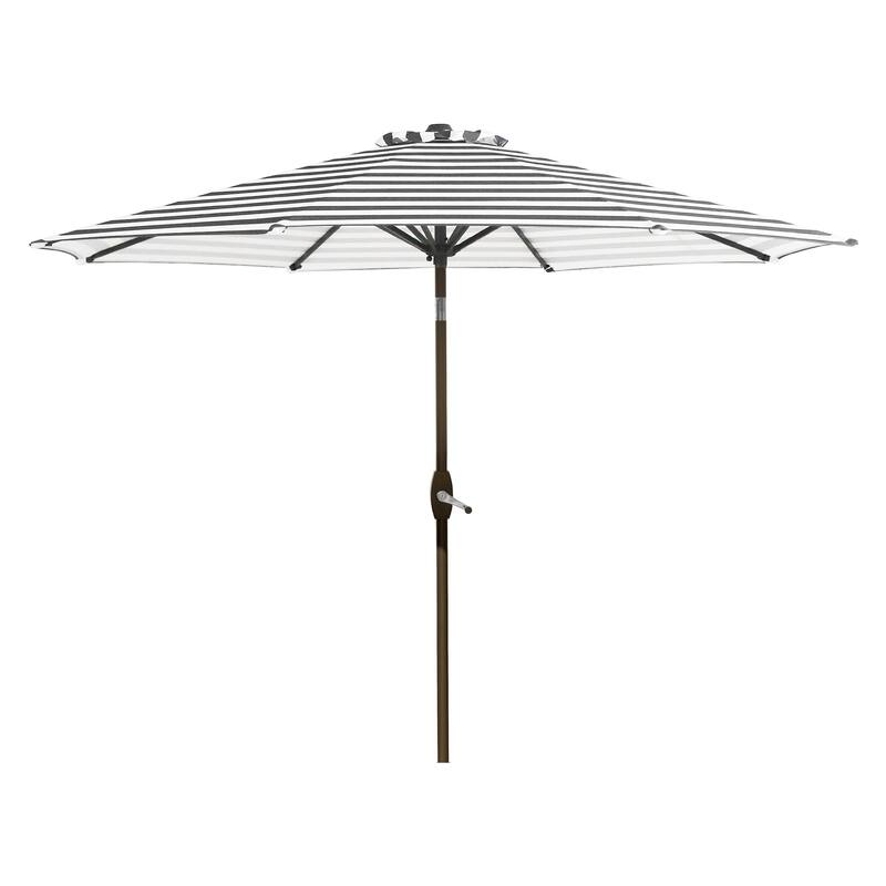 Brock 9-Foot Market Patio Umbrella with Concrete Base Weight Stand Included