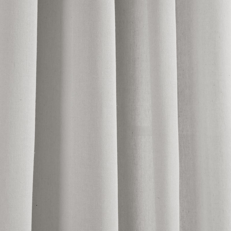 Lush Decor Faux Linen Grommet Window Curtain Panel Pair - 84" x 52"
