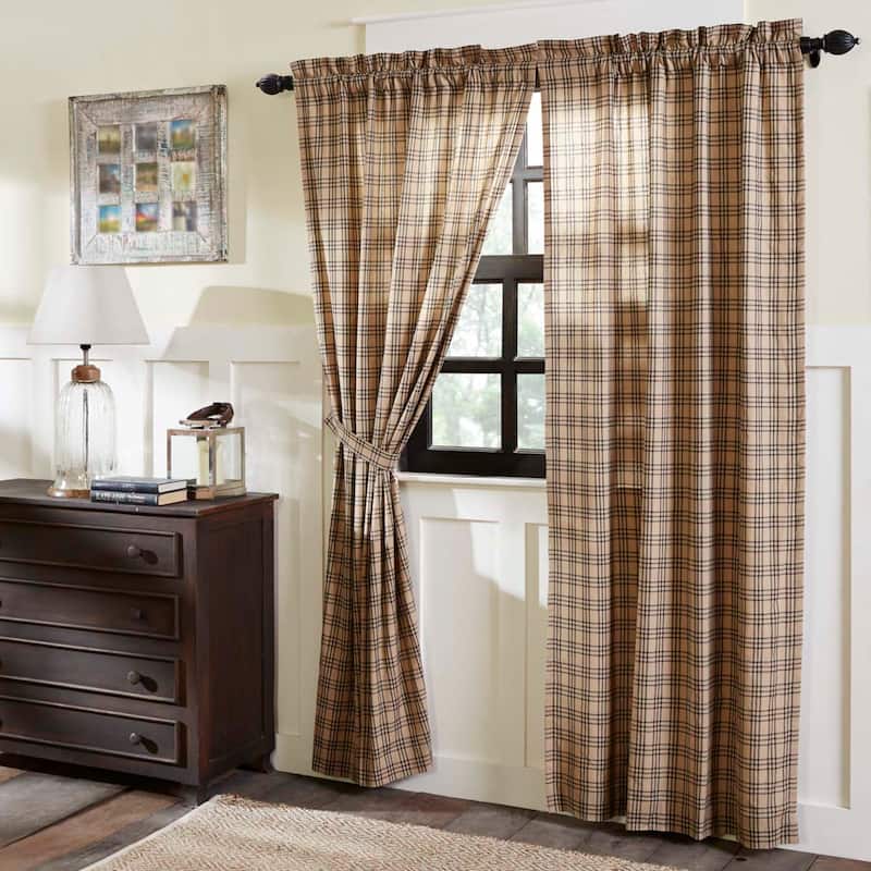 Sawyer Mill Plaid Panel Set - Panel 84x40 - Panel 84x40