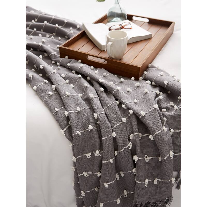 DII Woven Loop Throw