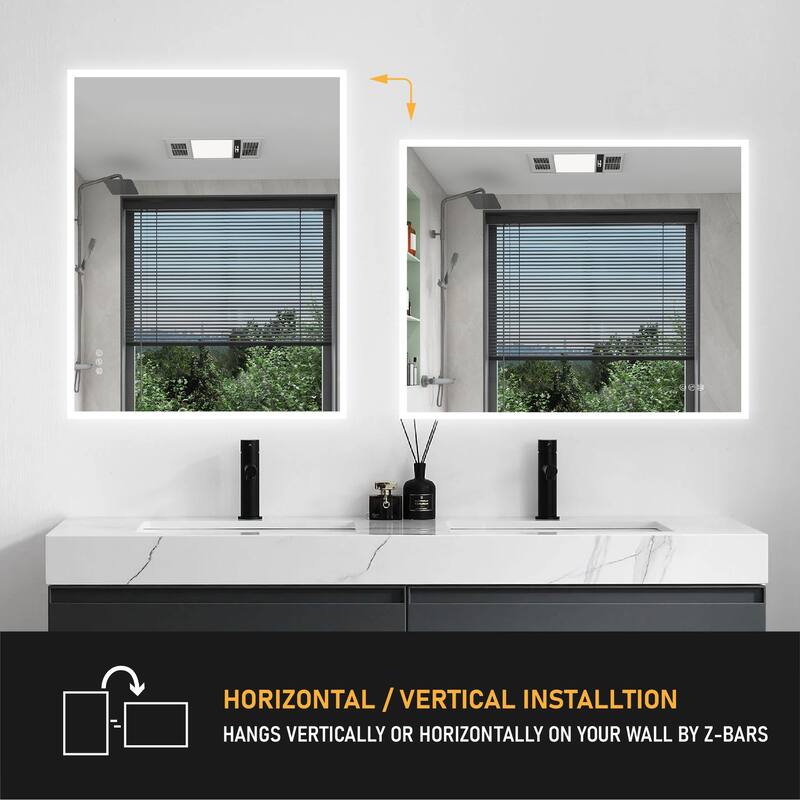 Modern Wall Mounted LED Bathroom mirror