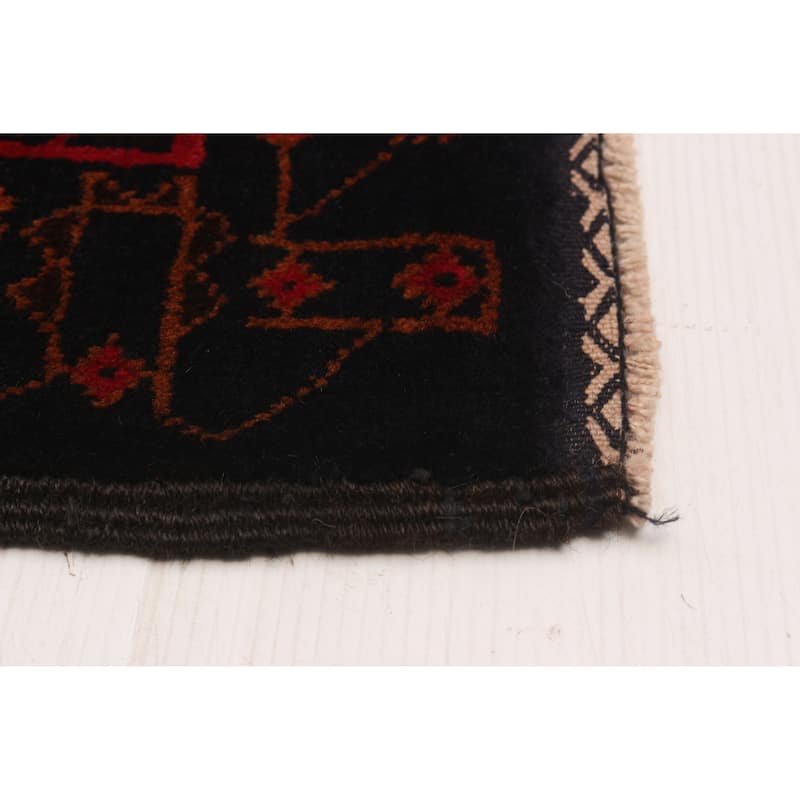 ECARPETGALLERY Hand-knotted Teimani Red Wool Rug - 6'9 x 11'0