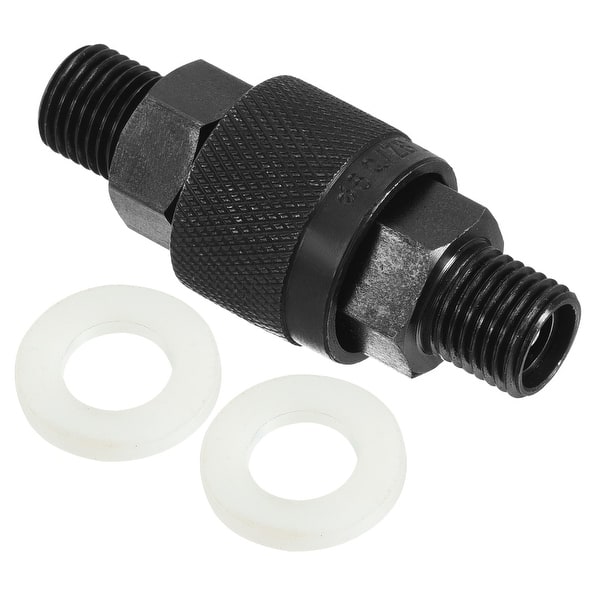 Hydraulic Quick Connect Coupler – M14x1.5mm Female Thread, 4-Set Carbon Steel Fitting For Construction & Machinery