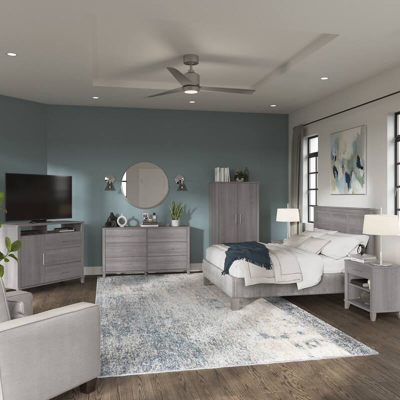 Queen Ash Grey Headboard