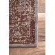 preview thumbnail 30 of 29, Nuloom Traditional Medallion Border Grey Rug