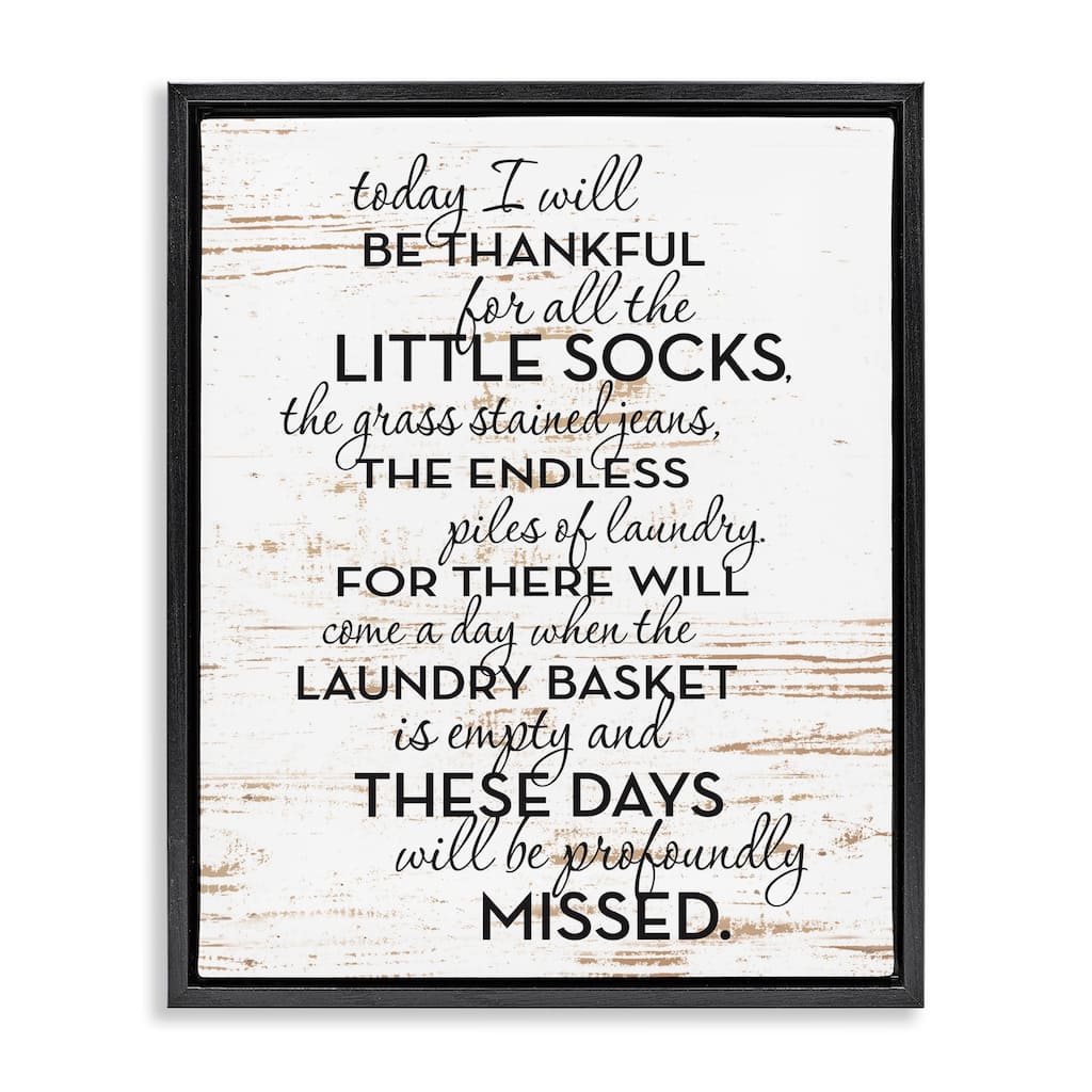 Stupell Rustic Parenthood Phrase Framed Floater Canvas Wall Art Design by Lettered and Lined
