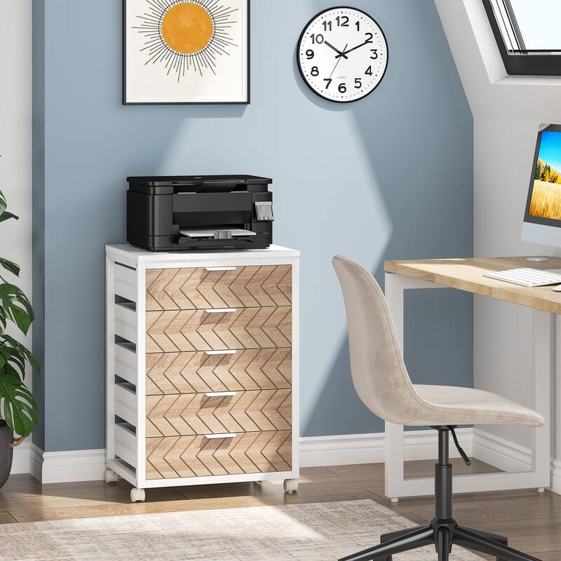 5 Drawer Chest & 7 Drawer Chest Wood Storage Drawer Cabinet Organizer