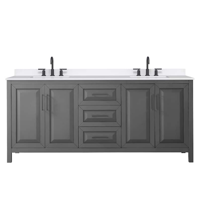 Wyndham Collection WCV252580D-QTZ-US3MXX Daria 80" Free Standing