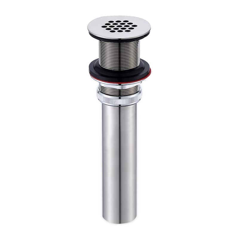Luxier DS05-T Bathroom Sink Grid Drain Strainer with No Overflow