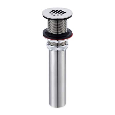 Luxier DS05-T Bathroom Sink Grid Drain Strainer with No Overflow