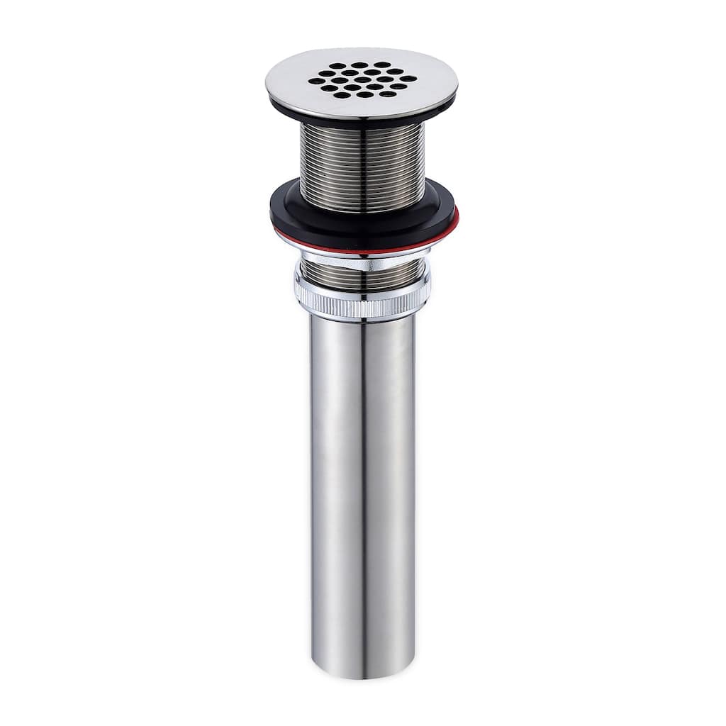 Luxier DS05-T Bathroom Sink Grid Drain Strainer with No Overflow