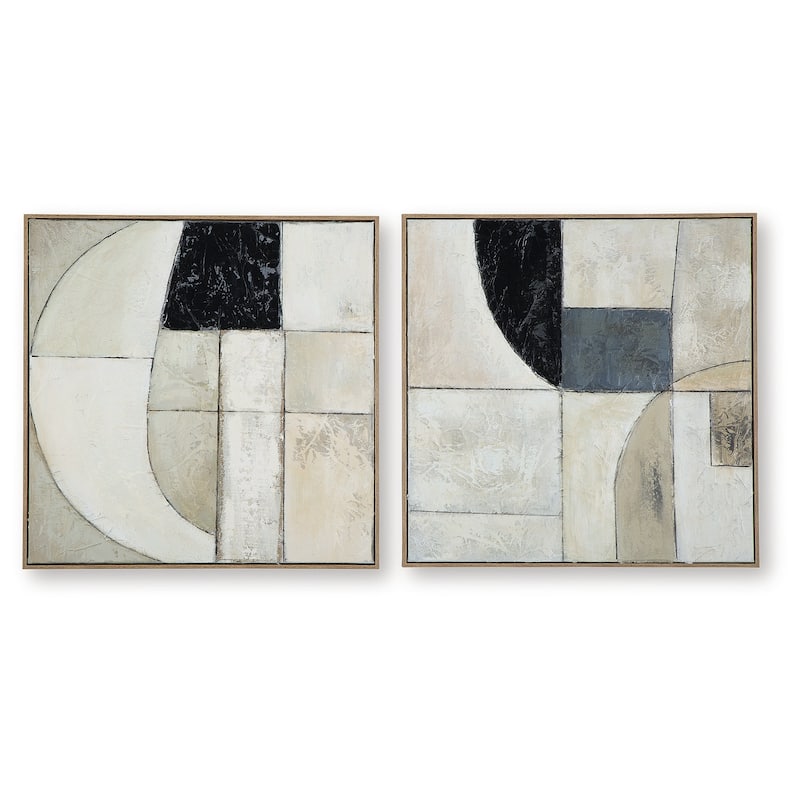 Signature Design by Ashley Bexlen Beige/Light Gray Wall Art (Set of 2)