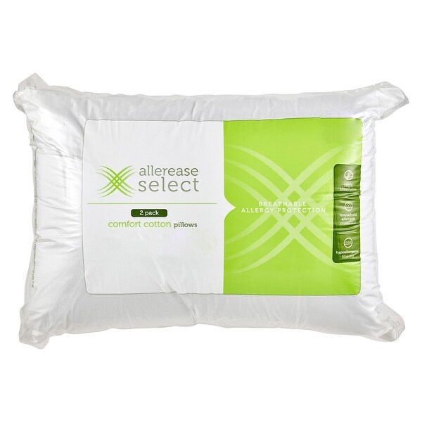 allerease luxury white down pillow