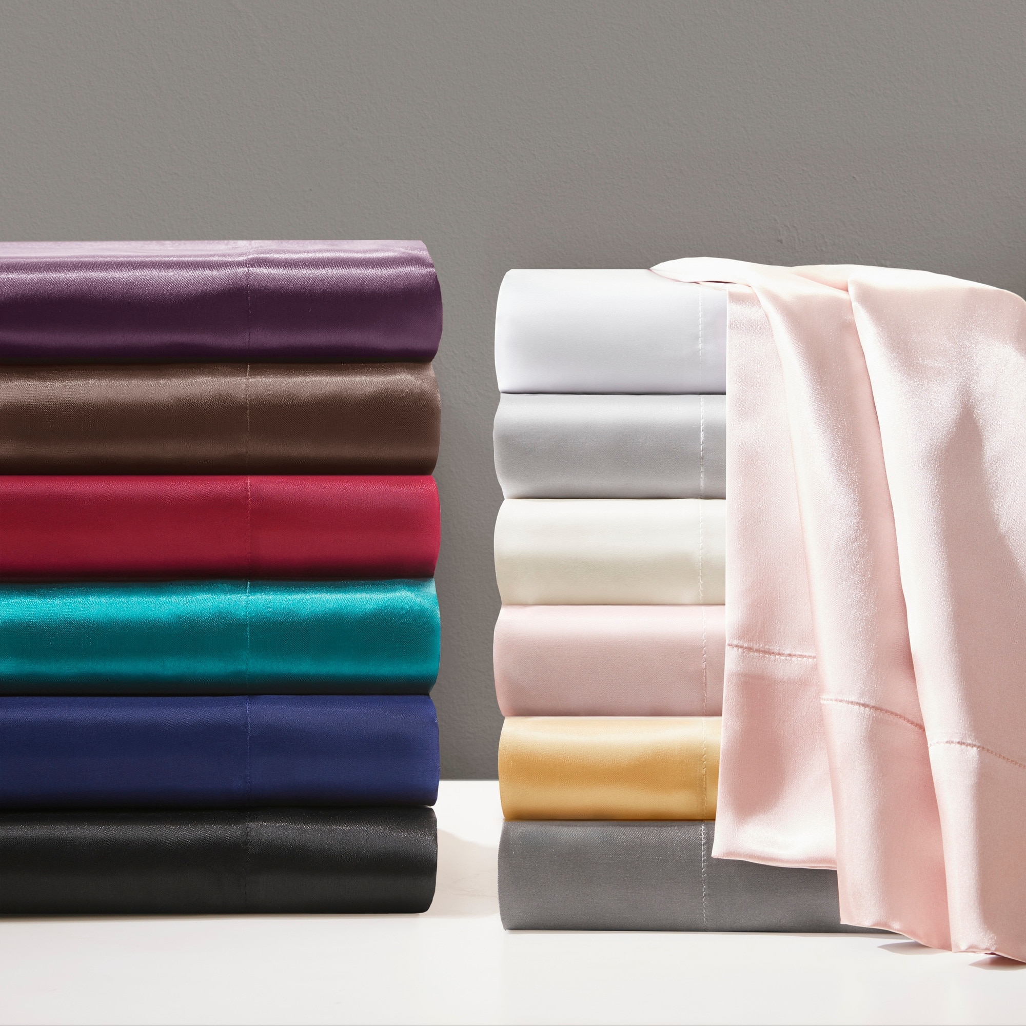 Madison Park Essentials Satin Luxury 6 PC Sheet Set