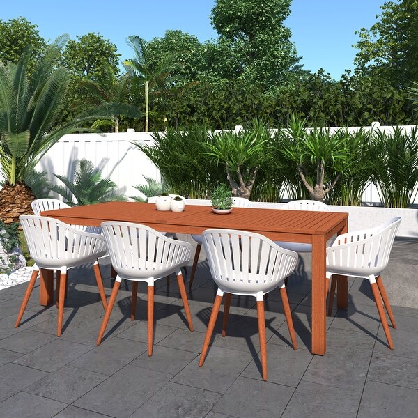 Shop Amazonia Clifton 9-Piece Eucalyptus Wood Outdoor ... Shop Amazonia Clifton 9-Piece Eucalyptus Wood Outdoor ... on Safavieh Ransin id=32685