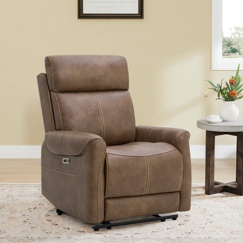 Spruce & Spring Margot Wall Hugger Power Recliner with USB Ports