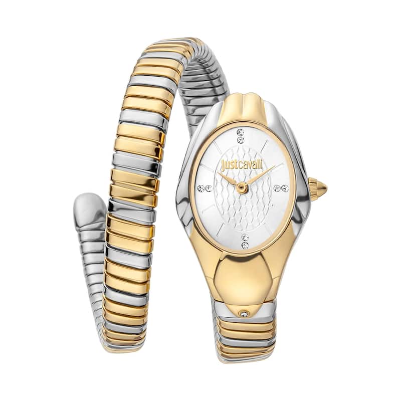Just Cavalli Women's JC1L182M0025 Quartz Watch - Two-Tone