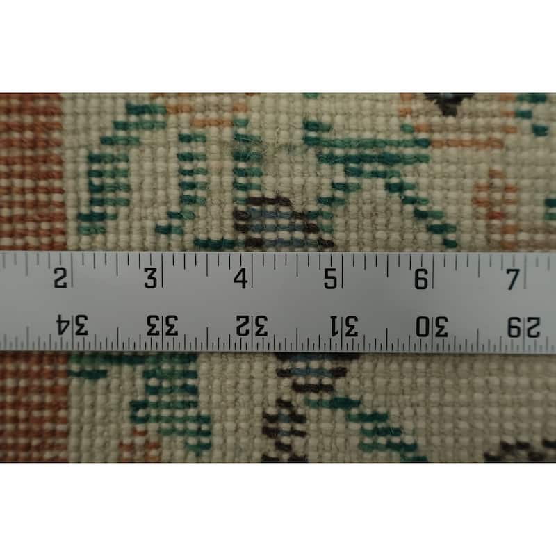 Hand Knotted Oriental 100% Wool Carpet Transitional Floral Beige & Ivories Anatolian Area Rug - 6' 7'' X 3' 10''