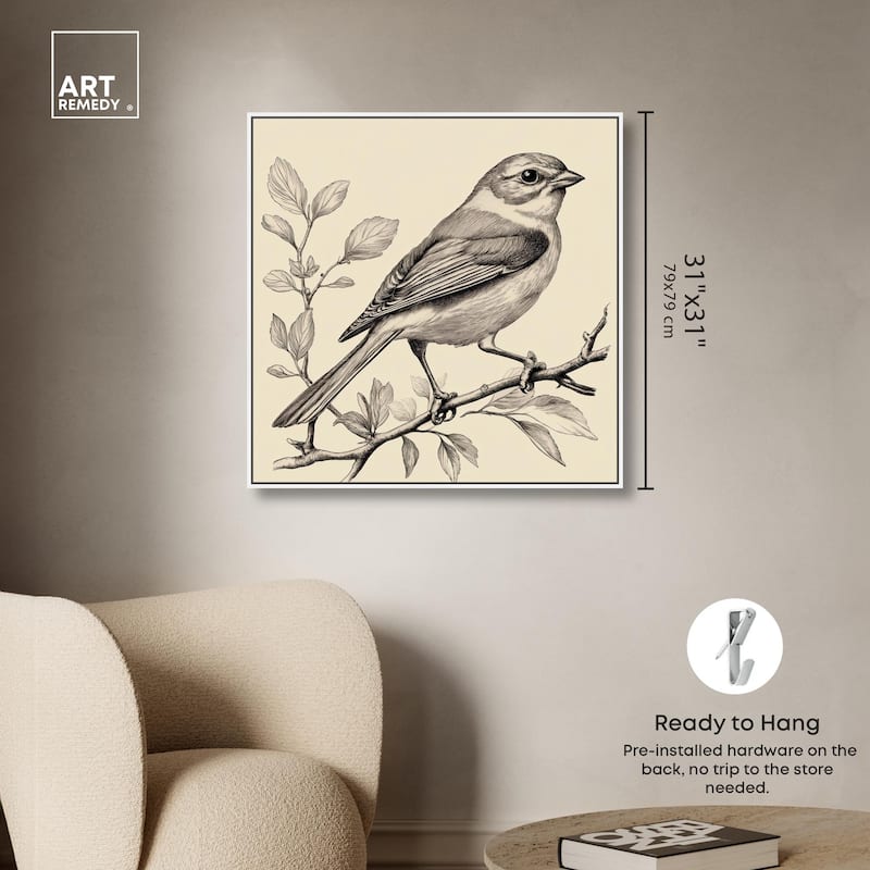 Bird's Gaze Canvas by Art Remedy