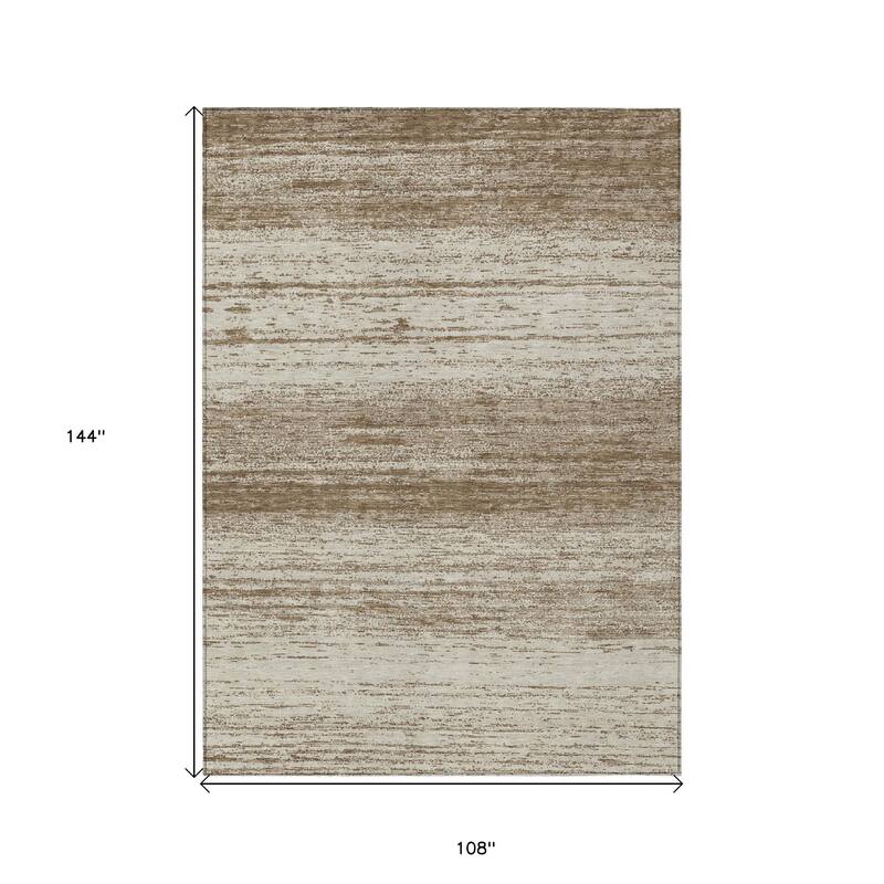 HomeRoots Striped Transitional Rectangle Outdoor Rug