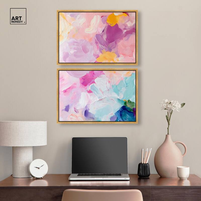 Misty Layers Canvas Set of 2 by Art Remedy