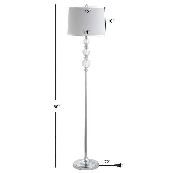 SAFAVIEH Lighting 61-inch Venezia Crystal Floor Lamp