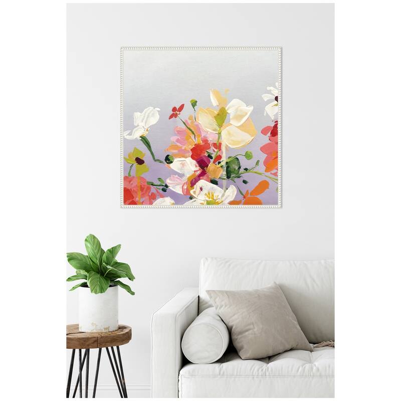 Kate and Laurel Sylvie Facing Each One Framed Canvas by Emma Daisy