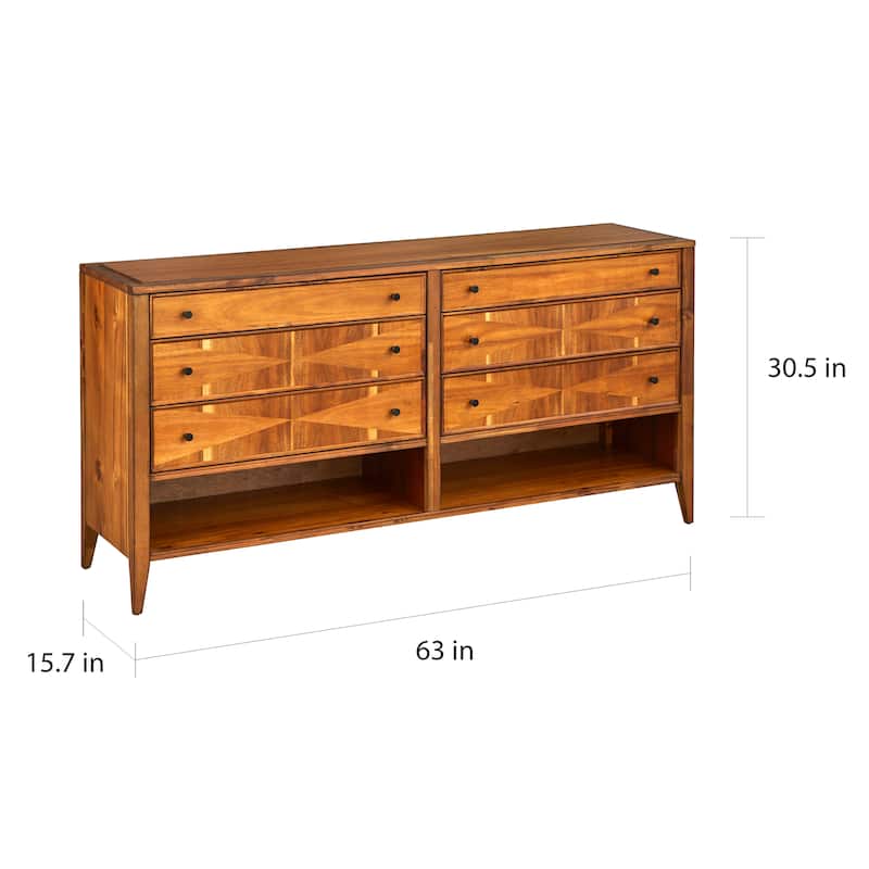 Lifestorey Monty 6-Drawer Dresser